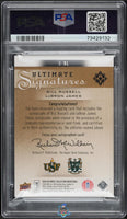 2010 James, Russell PSA 10 UD Ultimate Collection Ultimate Dual Auto #DRL /10