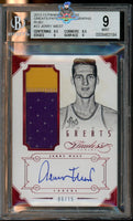 2012 Panini Flawless Jerry West Great Patches Auto Ruby #22 6 of 15 BGS 9 Auto 10 0009463184