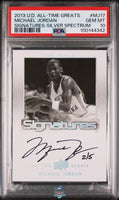 2013 Michael Jordan PSA 10 UD All Time Greats Auto Silver Spectrum #MJ17 /5