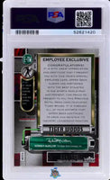 2013 Tiger Woods PSA 8 UD Emp Exc Precious Metal Purple #ETW 36/125