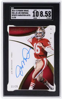 2014 Joe Montana SGC 8.5 10 Immaculate Sports Var Auto #SVAJM /25