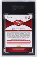 2014 Joe Montana SGC 8.5 10 Immaculate Sports Var Auto #SVAJM /25