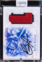 2015 Bryce Harper Raw Topps Dynasty Autograph Game Used Patch #APBH3 /10