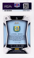 2015 Lionel Messi PSA 10 Select Dark Blue Jersey Red Prizm #65 /199