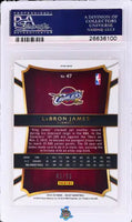 2015 LeBron James PSA 10 Select Concourse Orange Prizm #47 /60