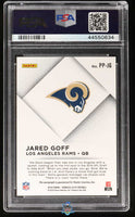 2016 Jared Goff PSA 10 Donruss Elite Pen Pals Auto #PPJG