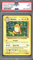 2016 Pokemon XY Evolutions Raichu -  Holo #36 PSA 9 65170234