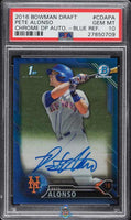 2016 Pete Alonso PSA 10 Bowman Draft Chrome DP Auto Blue Ref #CDAPA 21/150
