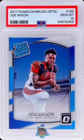 2017 Joe Mixon PSA 10 Donruss Optic Rookie #185