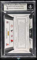 2017 Mahomes, Kizer Watson, Trubisky Quad Jersey Prime Platinum #1 /5 BGS 8