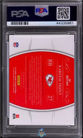 2017 Kareem Hunt PSA 9 Natl Treasures Rke Game Worn Laundry Tag Shield Auto /1