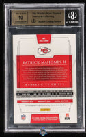 2017 Patrick Mahomes BGS 9.5 10 National Treasures Rookie Auto #RS2PM /99