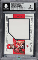 2017 Patrick Mahomes BGS 9 National Treasures Rookie Trem Treasures Mats #2 /99