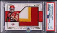 2017 National Treasures Tremendous Patrick Mahomes II ROOKIE PATCH 20 of 25 #2 PSA 9 91171100