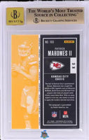 2017 Panini Contenders Optic Rookie Ticket Autograph Patrick Mahomes II #103 BGS 9.5 Auto 10 0010524654