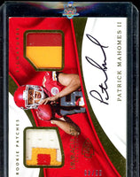 2017 Panini Immaculate Patrick Mahomes RPA #IS-PM 38 of 49 Ungraded