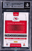 2017 Patrick Mahomes BGS 9 10 National Treasures Rookie Auto #RS2PM /99