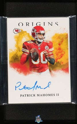 2018 Patrick Mahomes Raw Origins Limited Ed Industry Summit White # /2