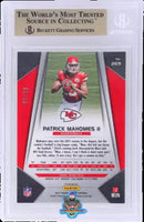 2017 Panini Prizm Green Scope Prizm Patrick Mahomes II #269 80 of 99 BGS 9.5 0012083152