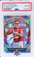 2017 Panini Prizm Illumination Prizm Patrick Mahomes II #3 PSA 10  77020180