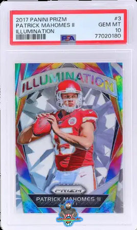 2017 Patrick Mahomes PSA 10 Prizm Illumination #3