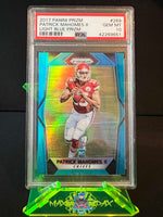 2017 Panini Prizm Patrick Mahomes Light Blue Prizm #269 170 of 199 PSA 10 42269651