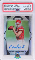 2017 Panini Prizm Rookie Autograph Patrick Mahomes II #RAPM PSA 10 Auto 10 41971668