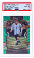 2017 Lionel Messi PSA 10 Select Equalizers Green Prizm #26 /5