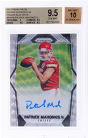 2017 Patrick Mahomes BGS 9.5 10 Prizm Rookie Auto Blue Wave #RAPM /149