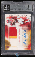 2017 Patrick Mahomes BGS 9 10 Origins Rookie Patch Auto #104