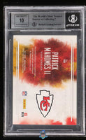 2017 Patrick Mahomes BGS 9 10 Origins Rookie Patch Auto #104