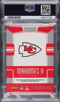 2017 Patrick Mahomes PSA 7 10 Plates & Patches Rookie Patch Auto Red #217 /5