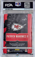 2017 Patrick Mahomes PSA Authentic Preferred Auto Relic Printing Plate #78 /1