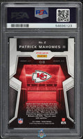 2017 Prizm Deca Patrick Mahomes Rookie Introductions #2 PSA 10