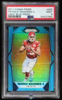 2017 Patrick Mahomes PSA 9 Prizm Light Blue Prizm #269 /199