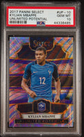 2017 Select Unlimited Potential Kylian Mbappe ROOKIE #UP-10 PSA 10 44338485