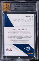 2017 Cooper Kupp BGS 8.5 10 Immaculate Rookie Patch NFL Shield #PRCK 1/1
