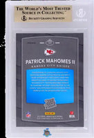 2017 Patrick Mahomes BGS 10 10 Donruss Optic Rookie Red and Yellow #177
