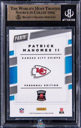 2017 Patrick Mahomes BGS 9.5 Personal Edition Rated Rookie - No Auto #PM