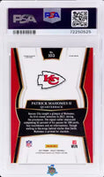 2017 Patrick Mahomes PSA 10 Select Rookie Silver Prizm Premier Level #103