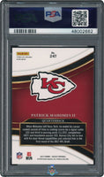 2017 Patrick Mahomes PSA 10 Select Silver Prizm #247