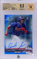 2017 Ronald Acuna Jr. BGS 9.5 10 Bowman Chrome Pros Auto Blue Refractor /150