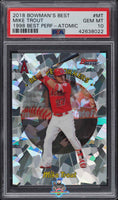 2018 Mike Trout PSA 10 Bowman's Best Best Performans Atomic Refractor #MT