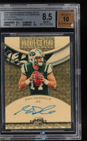 2018 Contenders Optic Sam Darnold Rookie of the Year Gold Vinyl 1/1 BGS 8.5 10