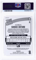 2018 Shohei Ohtani PSA 10 Donruss Optic Batting Red Yellow #56