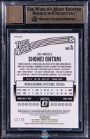 2018 Shohei Ohtani BGS 10 10 Donruss Optic Rated Rookies Auto Orange #RRSSO /25