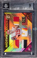 2018 Patrick Mahomes BGS 9 Gold Standard Mother Lode Mats Prime #ML8 /49