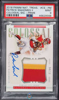 2018 Patrick Mahomes PSA 9 National Treasures Colossal Auto Prime #CSPM /10