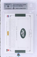 2018 National Treasures Sam Darnold Rookie Auto NFL Shield 1 /1 BGS 9 10