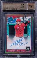 2018 Donruss Optic Shohei Ohtani RR Auto Black  /12 BGS 10 10 POP 1